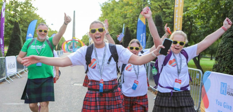 Kiltwalk heroes step up to achieve record-breaking Glasgow event